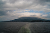 無綠看到火山口的櫻島
