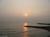 安平海邊夕陽