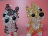 我的串珠作品--哈士奇+柴犬