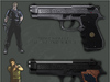 惡靈古堡3傳真上的Beretta M92F手槍(來就送電鋸&電擊棒唷~XD)